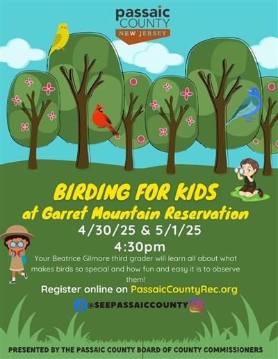 Birding for Kids at Garret Mountain